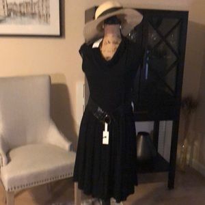 Cute Cowl neck black dress